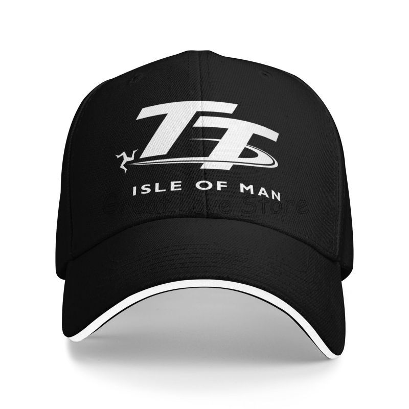 Golf Cap Dad - Isle of Man TT Races รถจักรยานยนต์พิมพ์เบสบอลหมวก