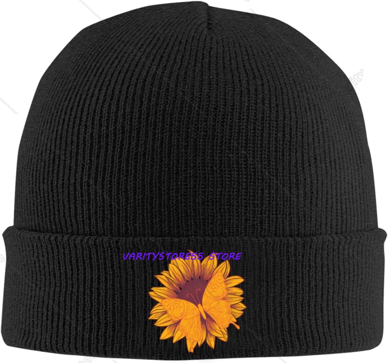หมวกบีนนี่ถักลายดอกทานตะวันและ - Beanie Cuffed Knit บทวิจารณ์และราคา