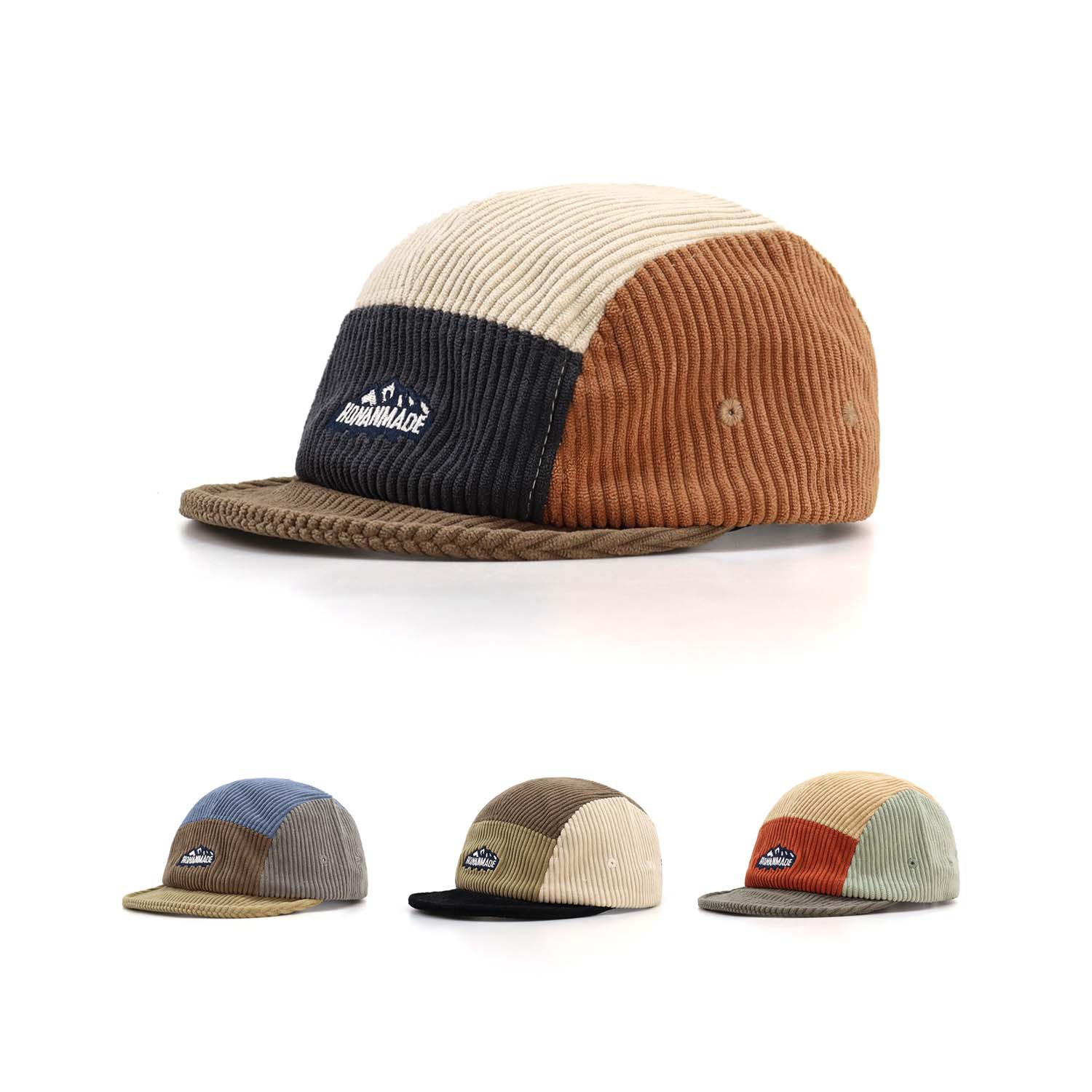 ผู้หญิง Corduroy Colorblock 5  - Corduroy Cap 5 Panel บทวิจารณ์และราคา