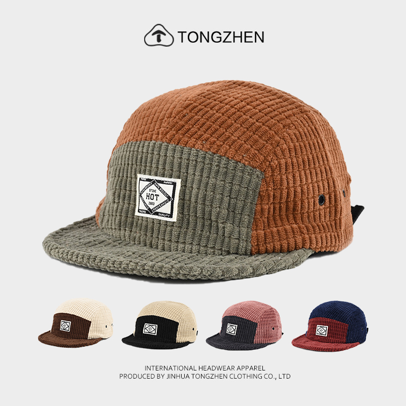 หมวกเบสบอล 5 แผง ผ้าคอร์ดูรอย  - Corduroy Cap 5 Panel บทวิจารณ์และราคา