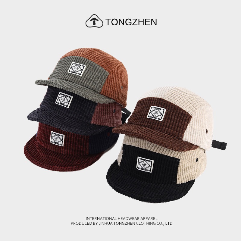 หมวกเบสบอล 5 แผง ผ้าคอร์ดูรอย  - Corduroy Cap 5 Panel บทวิจารณ์และราคา