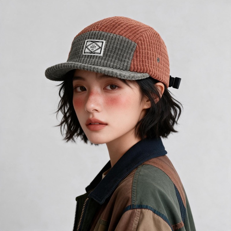 หมวกเบสบอล 5 แผง ผ้าคอร์ดูรอย  - Corduroy Cap 5 Panel บทวิจารณ์และราคา